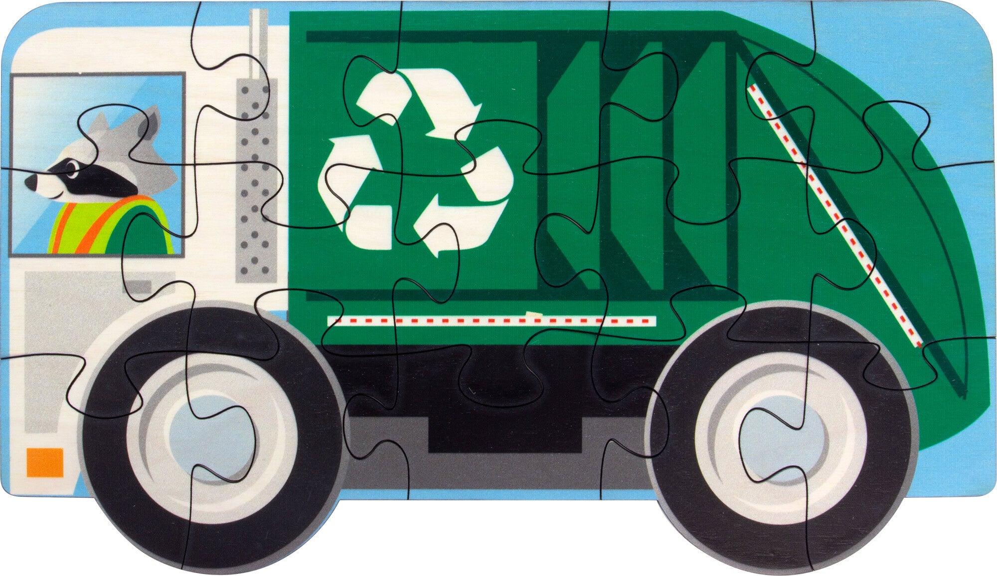 Recycling Truck Puzzle - Sugar River Shoppe