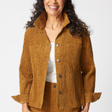 Rustic Stretch Cord Boyfriend Jacket