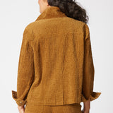 Rustic Stretch Cord Boyfriend Jacket