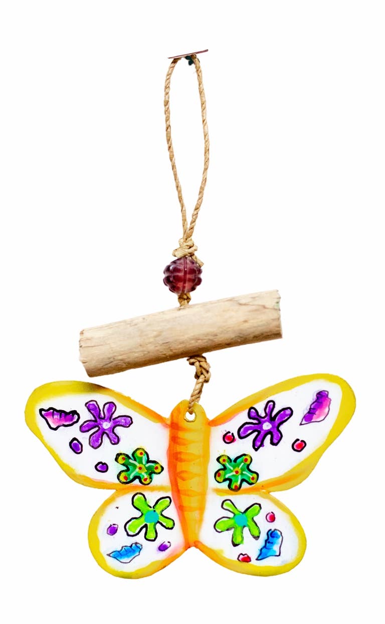 Painted Butterfly- Wood Stick