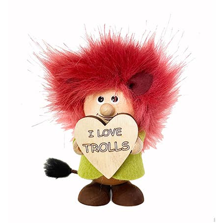 Troll with I LOVE TROLLS - Sugar River Shoppe