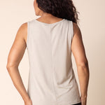 Core Travel Knit Solid Easy Tank - Dove