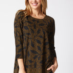 Core Travel Mix Pleat Back Tunic - Sugar River Shoppe
