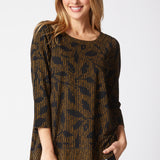 Core Travel Mix Pleat Back Tunic - Sugar River Shoppe