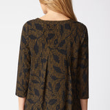 Core Travel Mix Pleat Back Tunic - Sugar River Shoppe