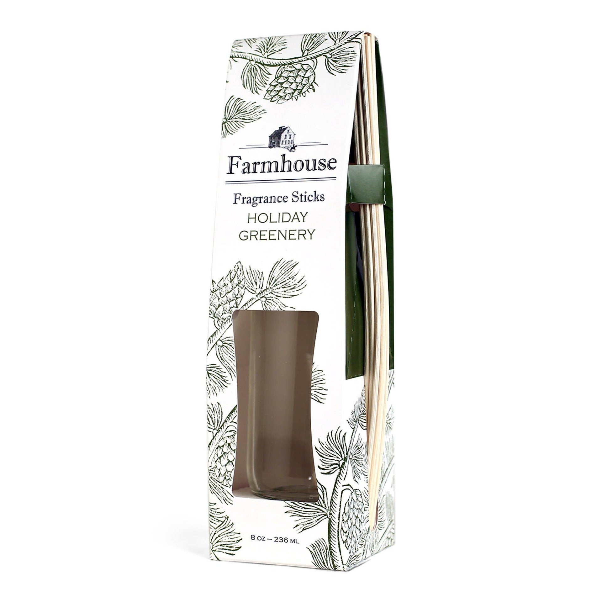 Farmhouse Fragrance Sticks: Holiday Greenery