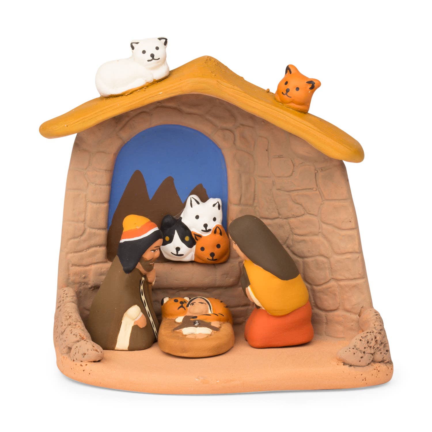 Cat Lover's Nativity