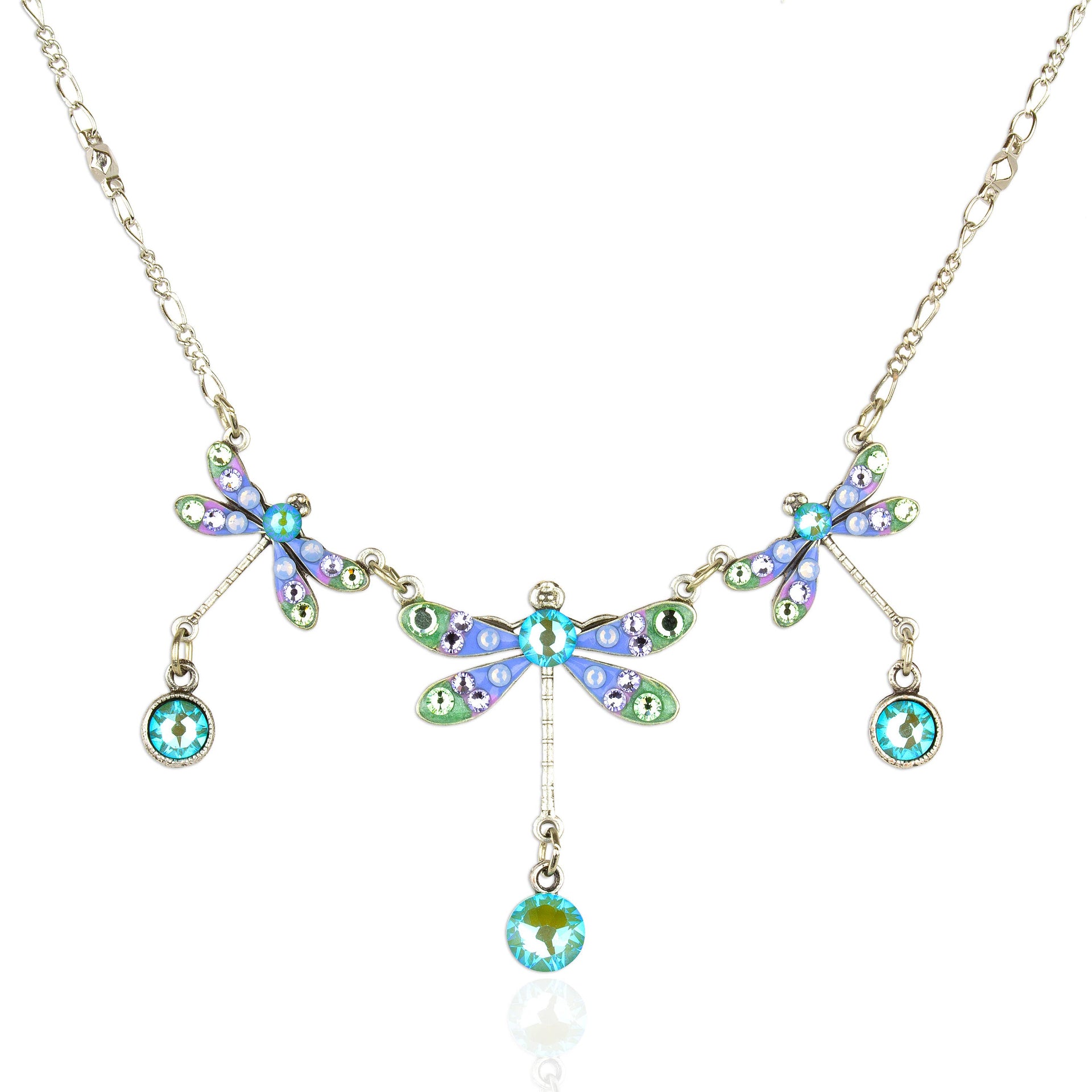Sera  Crystal Dragonfly Necklace