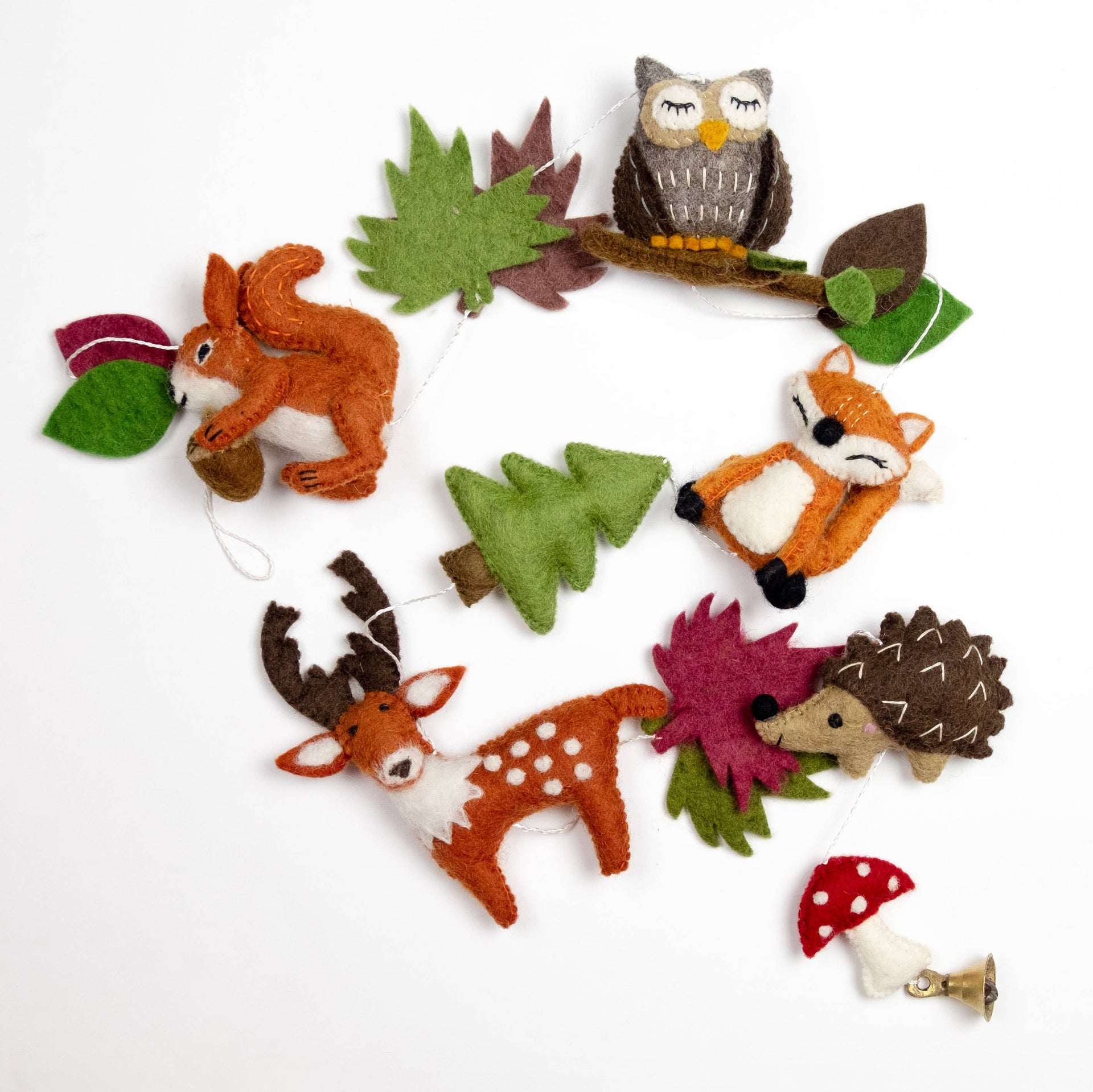 Felt Decor Forest Garland