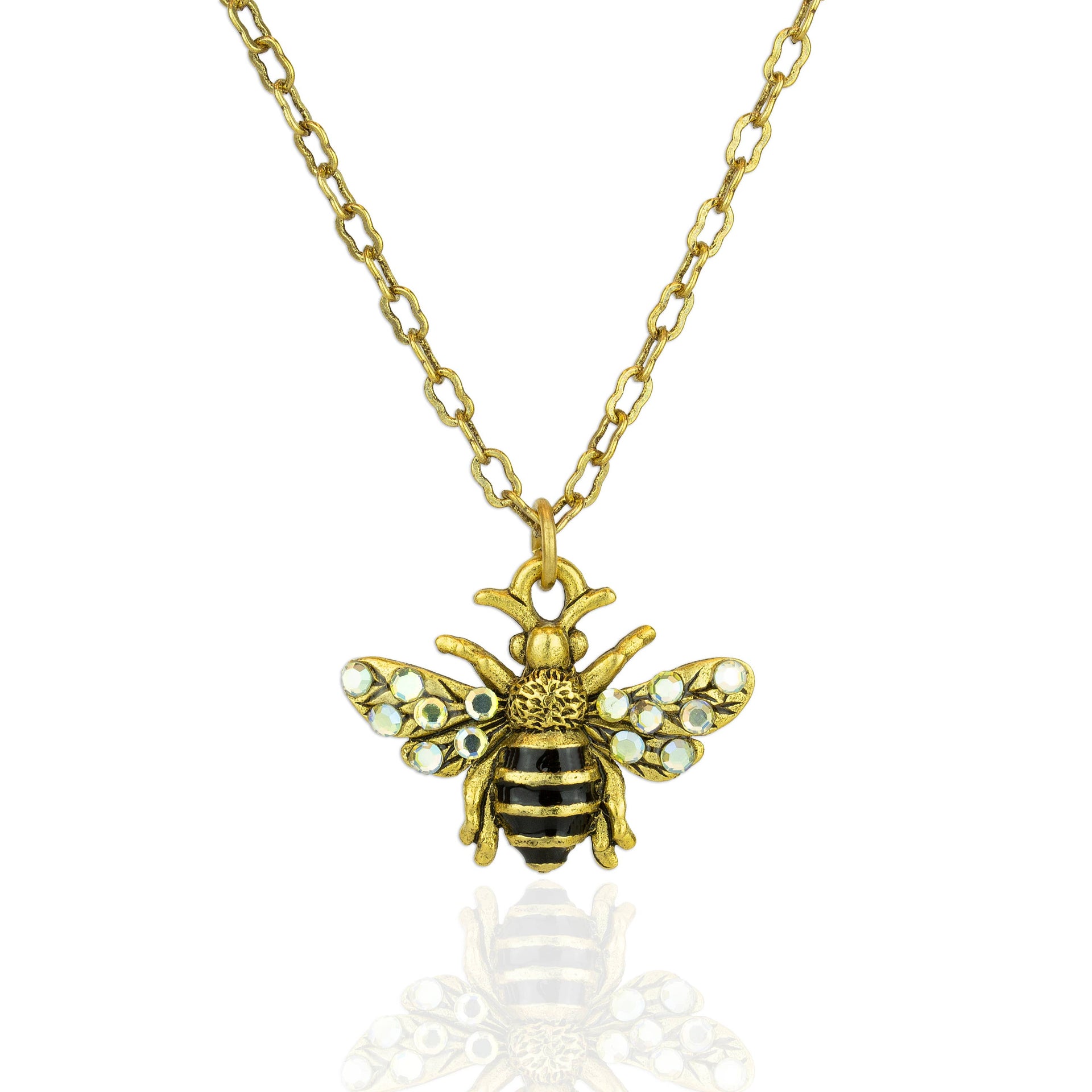 Hive Queen Crystal Bee Crystal Pendant