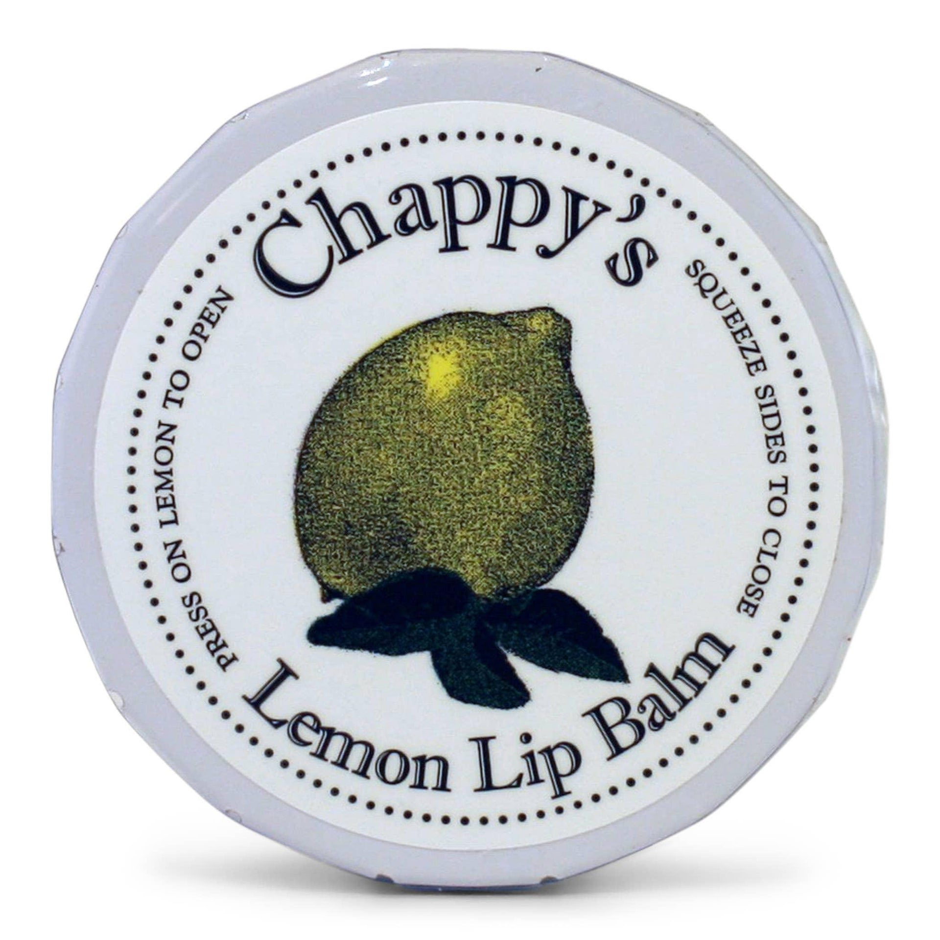 Chappy's Lip Balm Tins: Lemon - Sugar River Shoppe