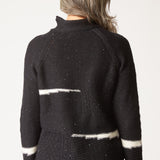 Harvest Tweed Mixed Cable Stitch Pullover