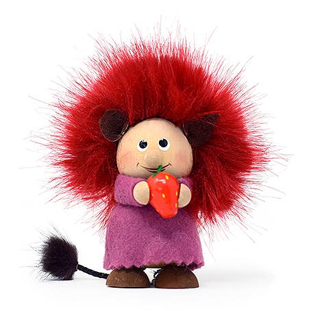 Troll with strawberry Scandinavian decor - Sugar River Shoppe