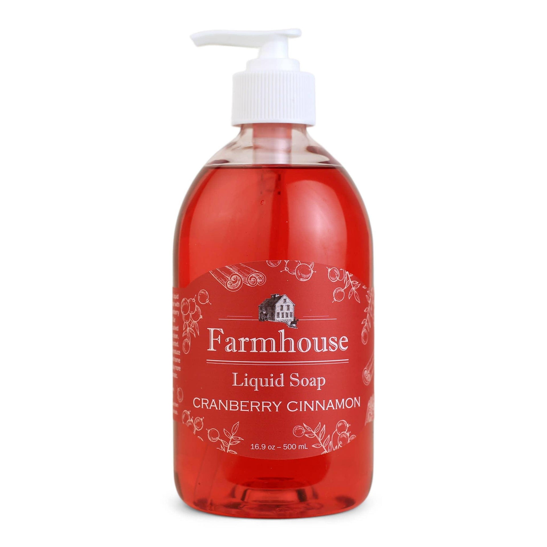 Liquid Hand Soap: Cranberry Cinnamon - Sugar River Shoppe