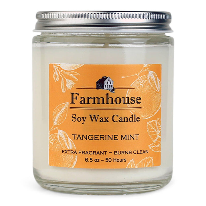 Farmhouse Small Soy Candles: Lemon Verbena - Sugar River Shoppe