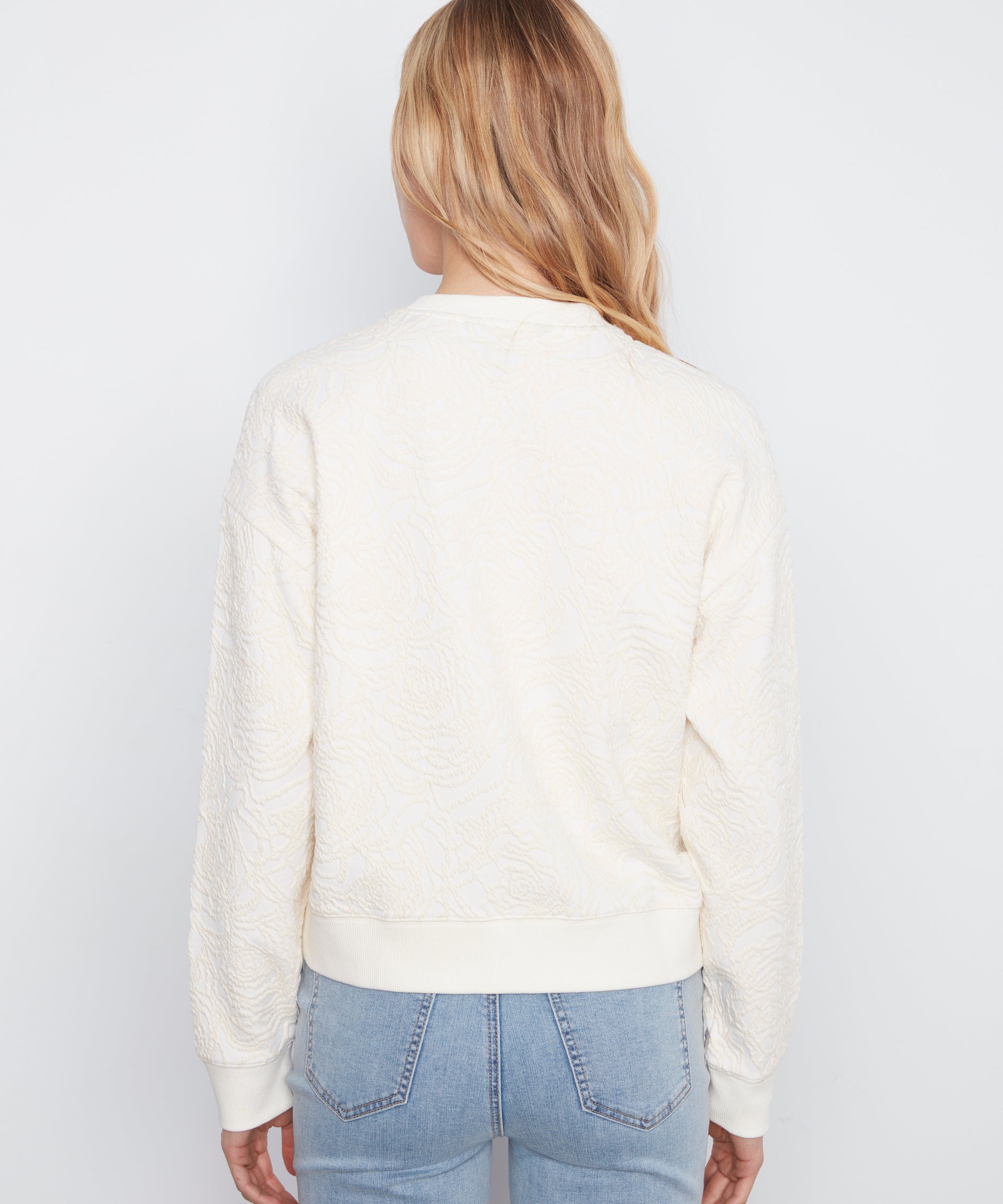 Floral Crew Neck Sweatshirt