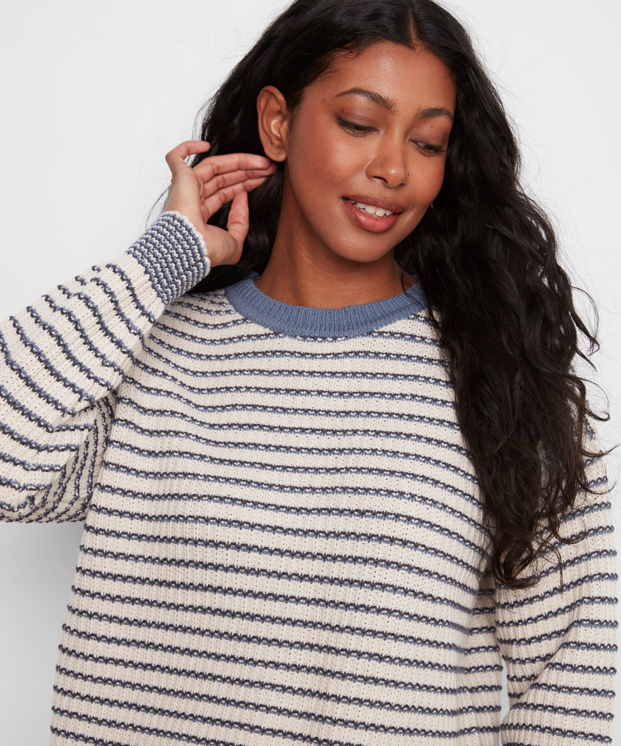 Striped Crew Neck Sweater