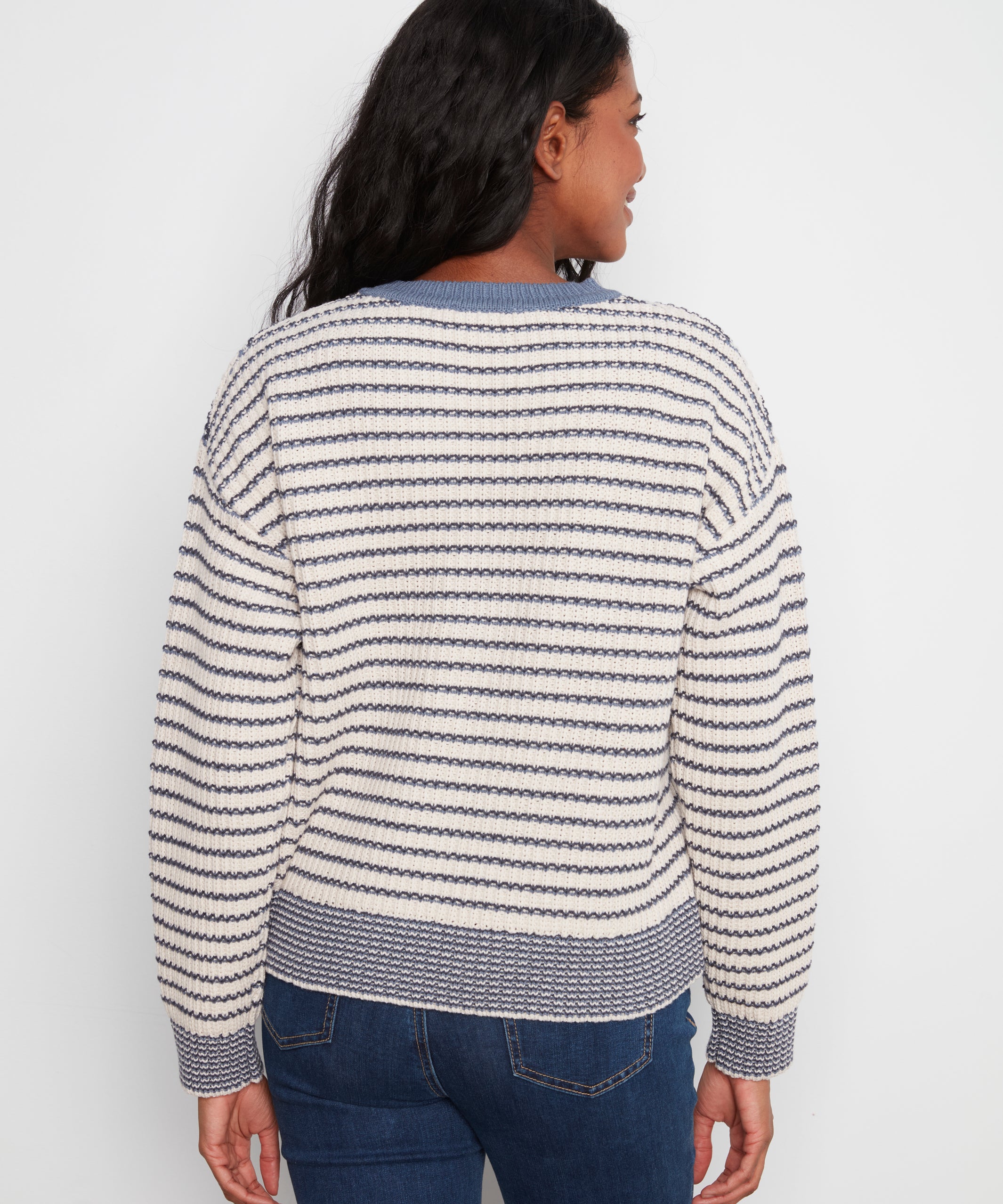 Striped Crew Neck Sweater