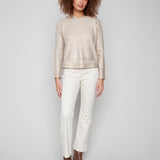 Plush Knit Hoodie Sweater