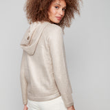 Plush Knit Hoodie Sweater