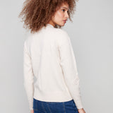Crew Neck Sweater with Soutache Detail