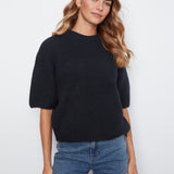Balloon Elbow Sleeve Knit Sweater
