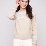 Apres Ski Jacquard Crew Neck Sweater