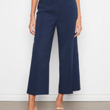 Cropped Dressy Belted Pants