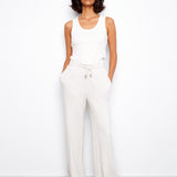 Soft Scuba Wide Leg Jogger Pants
