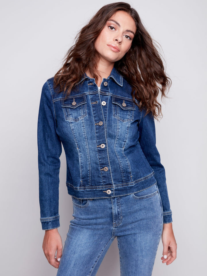 Stretch Denim Jacket - Sugar River Shoppe