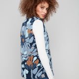 Sherpa Flocked Fleece Vest Jacket