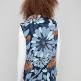 Sherpa Flocked Fleece Vest Jacket