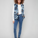 Sherpa Flocked Fleece Vest Jacket
