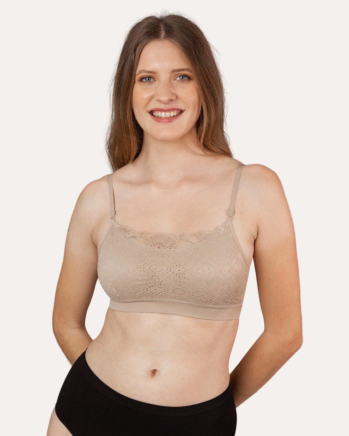 Lace Coverage Cami Bra - Sugar River Shoppe