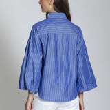 Blouson Front Button Shirt