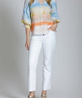 Shirt W/ Blouson Sleeve
