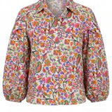 Blouson Front Button Shirt
