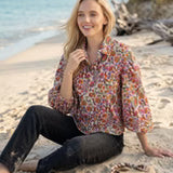 Blouson Front Button Shirt