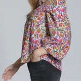 Blouson Front Button Shirt