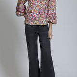 Blouson Front Button Shirt