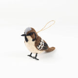 Ornament - Felt Bird - Sparrow