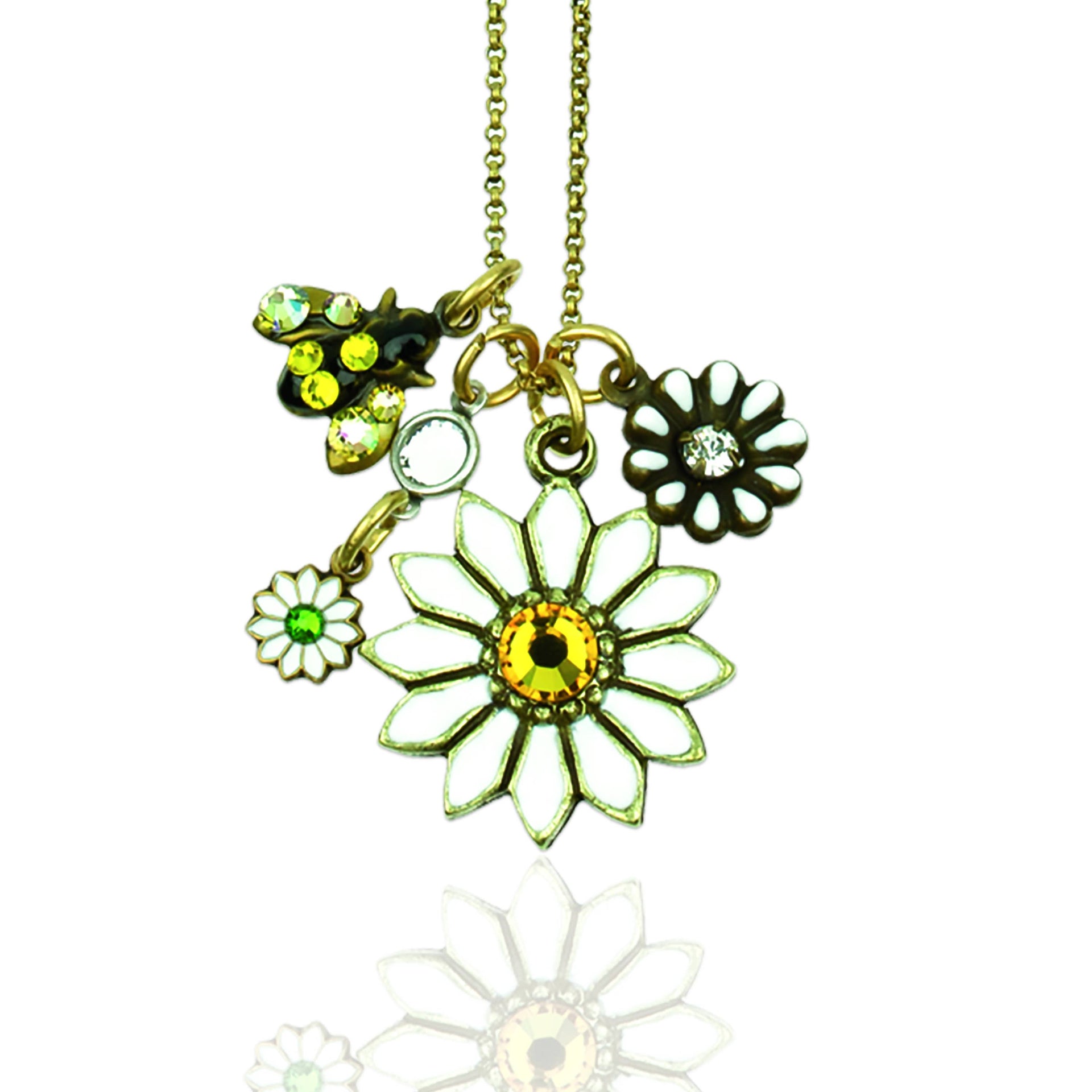 "Oopsy Daisy"  Crystal Jumble Necklace