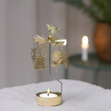Rotary Candleholder, Bee Mine, Gold