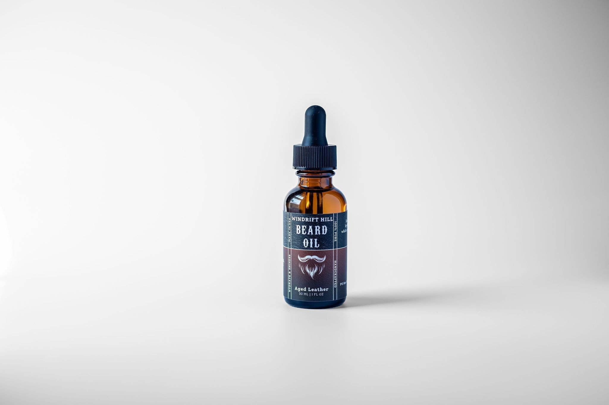 Aged Leather | Beard Oil - Windrift Hill Goat Milk Skincare - 804551436604 - Sugar River Shoppe - 