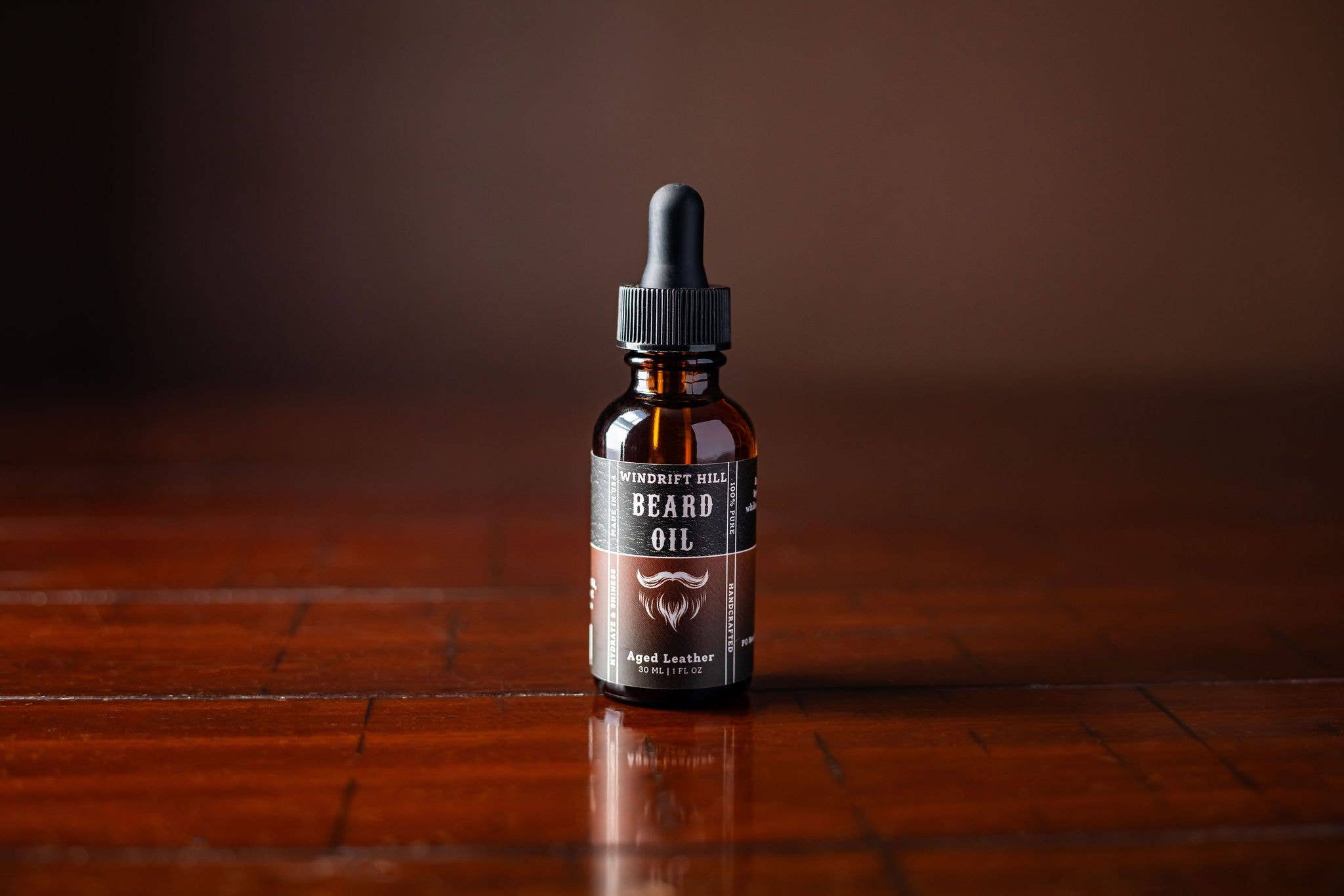 Aged Leather | Beard Oil - Windrift Hill Goat Milk Skincare - 804551436604 - Sugar River Shoppe - 