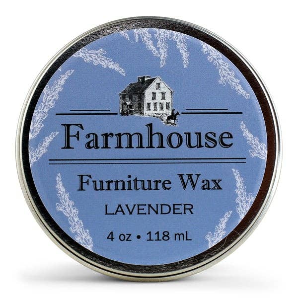 All Natural Furniture Wax: Beeswax Wood Polish for Care, Protection and Restoration - Sweet Grass Farm - 836073009165 - Sugar River Shoppe - 