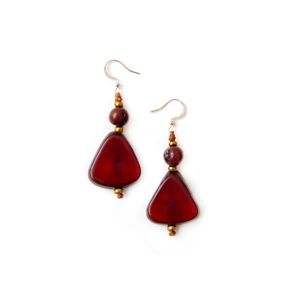 Alma Earrings - Tagua by Soraya Cedeno - 615953810417 - Sugar River Shoppe - 