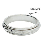 Sterling Silver Spinner Ring - Sugar River Shoppe