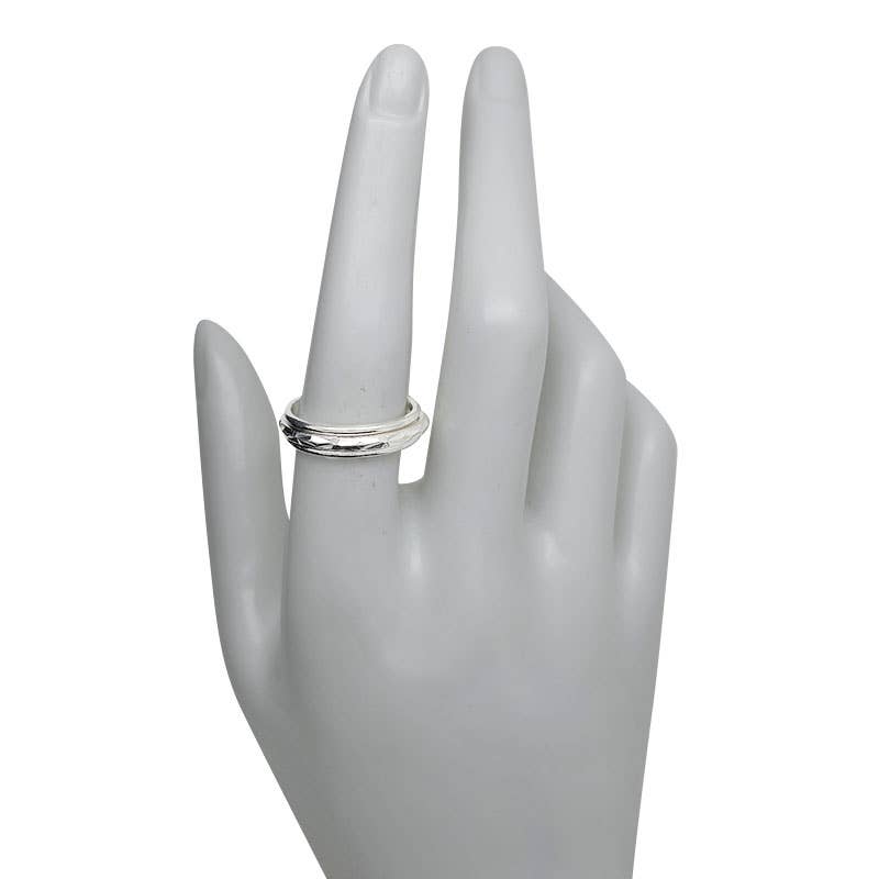 Sterling Silver Spinner Ring - Sugar River Shoppe