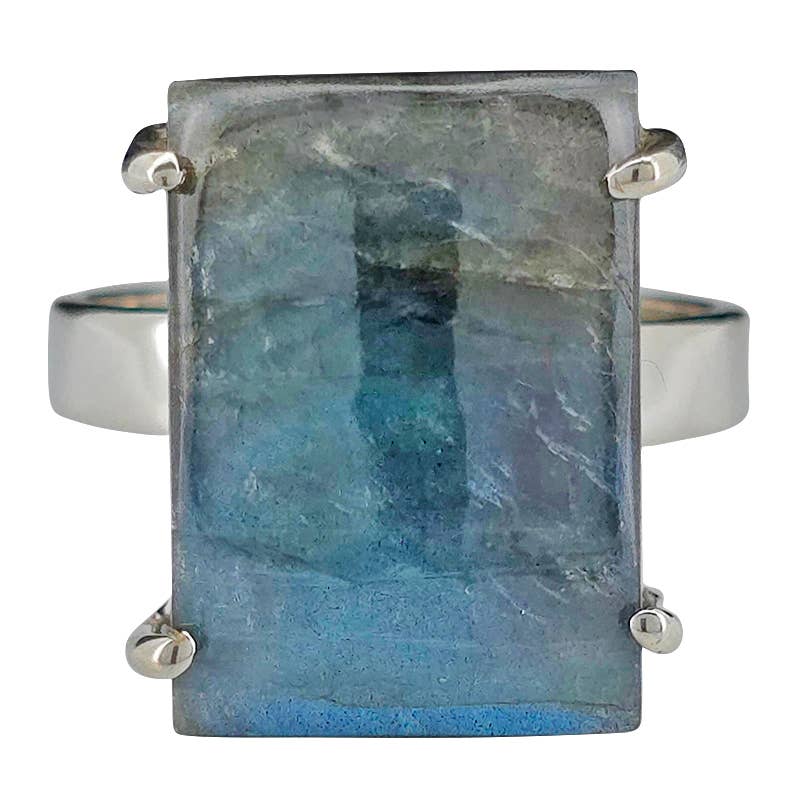 Labradorite Sterling Silver Ring - Sugar River Shoppe